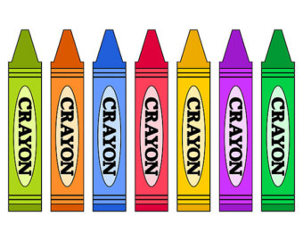Colored Crayons image